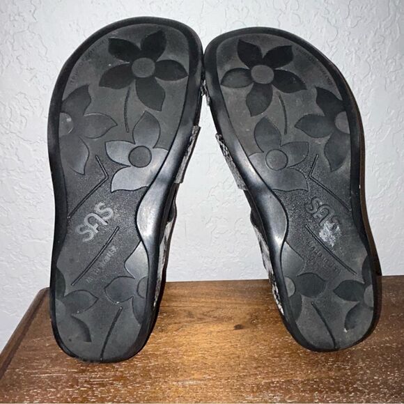 SAS Seaside Mamba Snakeskin Print Slip On Slide Sandal Shoes - Picture 8 of 9